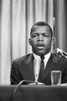 Civil Rights Prints: John Lewis, Chairman of the Student Nonviolent Coordinating Committee