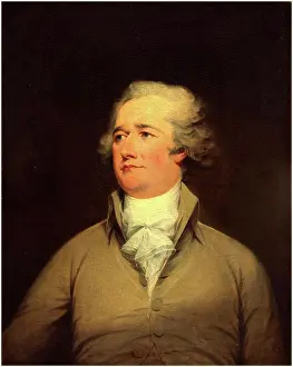 John Prints: John Trumbull, Alexander Hamilton, American, 1756-1843, c. 1792, oil on canvas