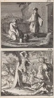Death Prints: Jonatan and Achimaäs are hidden / death of Absalon
