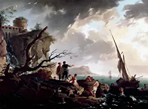 Water Vehicle Prints: Journey's End, Vernet, Claude-Joseph (1714-1789/French)