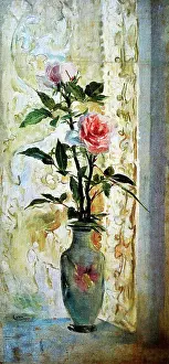 Luna Prints: Juan Luna, Two Roses, undated. Oil on canvas
