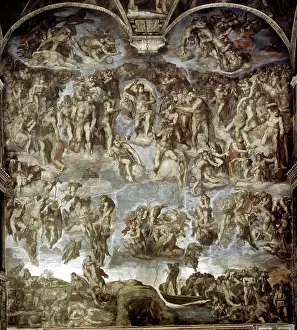 judgement 1536 1541 michelangelo buonarroti 1475 1564 italian fresco sistine chapel Trending Item 2