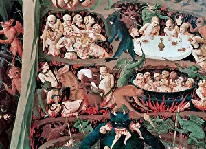 Hunt Prints: The Last Judgement (Detail) Fra Angelico (1387-1455/Italian) San Marco, Florence, Italy