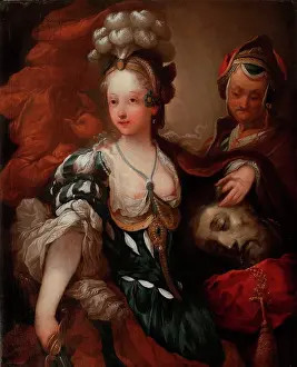 Old Testament Prints: Judith with the Head of Holofernes by Grimou