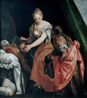 Old Testament Prints: Judith with the Head of Holofernes by Veronese