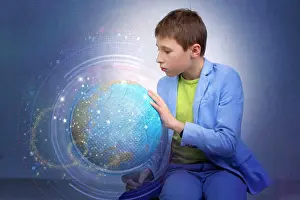 Personen Prints: junge, erde, wissen, jungen, homonym