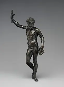 Florence Prints: Jupiter late 16th century After a model by Benvenuto Cellini Italian Cast after a model for a silver figure of the god