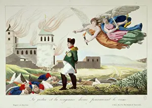Justice Prints: JUSTICE AND DIVINE VENGEANCE CONTINUING CRIME (1815) Audouin