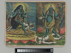 Union Prints: Kali/ Tara ca. 1885-90 Calcutta Art Studio The Mahavidyas are tantric manifestations of the great goddess (mahadevi)