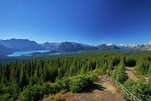 Back Country Prints: Kananaskis Country Fire Lookout, View looking West towards BC, Alberta, Canada