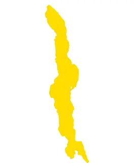Gelb Prints: Karte vom Malawisee - Map of Lake Malawi Karte vom Malawisee - Map of Lake Malawi Copyright: xZoonar