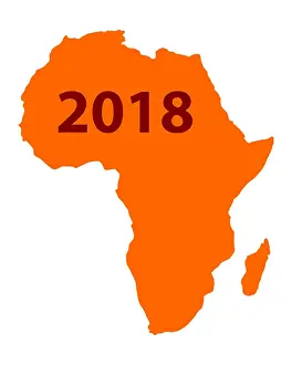 2017 Prints: Karte von Afrika 2018 - Map of Africa 2018 Karte von Afrika 2018 - Map of Africa 2018 Copyright: xZoonar