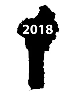 Schwarz Prints: Karte von Benin 2018 - Map of Benin 2018 Karte von Benin 2018 - Map of Benin 2018 Copyright: xZoonar