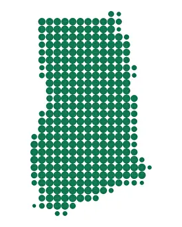 Round Prints: Karte von Ghana - Map of Ghana Karte von Ghana - Map of Ghana Copyright: xZoonar