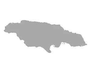 2018 Prints: Karte von Jamaika - Map of Jamaica Karte von Jamaika - Map of Jamaica Copyright: xZoonar