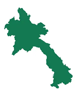 Geography Prints: Karte von Laos - Map of Laos Karte von Laos - Map of Laos Copyright: xZoonar