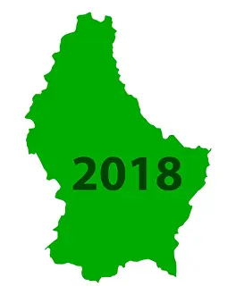 Reise Prints: Karte von Luxemburg 2018 - Map of Luxembourg 2018 Karte von Luxemburg 2018 - Map of Luxembourg 2018 Copyright: xZoonar