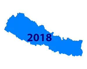 Nepal Prints: Karte von Nepal 2018 - Map of Nepal 2018 Karte von Nepal 2018 - Map of Nepal 2018 Copyright: xZoonar