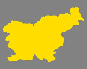 Slovenia Prints: Karte von Slowenien - Map of Slovenia Karte von Slowenien - Map of Slovenia Copyright: xZoonar