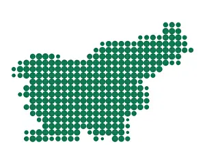 Geography Prints: Karte von Slowenien - Map of Slovenia Karte von Slowenien - Map of Slovenia Copyright: xZoonar