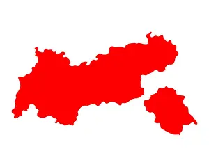 Geography Prints: Karte von Tirol - Map of Tyrol Karte von Tirol - Map of Tyrol Copyright: xZoonar