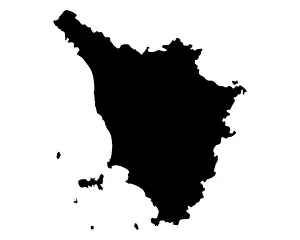 Toskana Prints: Karte von Toskana - Map of Tuscany Karte von Toskana - Map of Tuscany Copyright: xZoonar