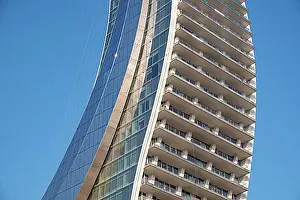 Tourist Resort Prints: Katara Towers, Crescent Tower, or Katara Hospitality Tower, Lusail, Doha, Qatar, Asia
