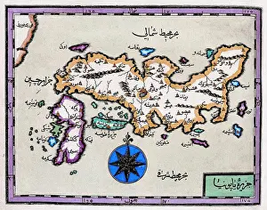 Chart Prints: Katip Celebi, Mustafa bin Abdullah