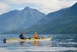 Paddle Prints: Kayaking, Johnstone Strait, Vancouver Island, British Columbia, Canada. MR_014
