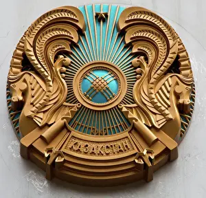 Patriotism Prints: Kazakhstan National Emblem, Almaty, Kazakhstan
