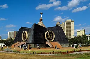 Kenya Prints: KENYA, NAIROBI, CENTRAL PARK, NYAYO MONUMENT