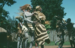 Kenyan Prints: Kenya, Tribal People, Kikuyu Dancers