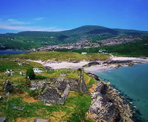 Republic Of Ireland Prints: Co Kerry, Ring of Kerry, Derrynane Beach