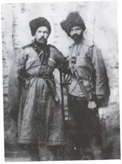 Vertical Image Prints: Khorunzhiy I.L. Sorokin (right) on the Caucasian front ca. 1916
