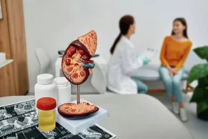 Anatomical Prints: Kidney disease, conceptual image