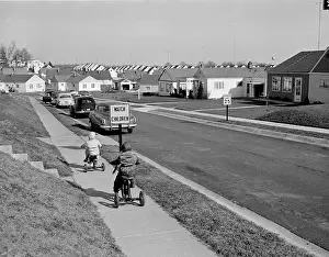 Home Prints: Kids biking on tricycles