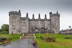 Republic Of Ireland Prints: Kilkenny Castle is a castle in Kilkenny, Ireland built in 1195, View from garden
