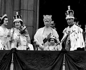 King Of The United Kingdom Prints: King George VI, wearing the Imperial State Crown