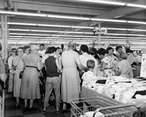 Cart Prints: King's Department Store, Shrewsbury, Massachusetts, USA