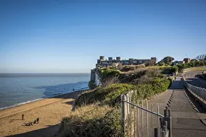 Seaside Prints: Kingsgate Castle built for Lord Holland in Kingsgate Bay; Broadstairs, Kent, England