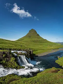 Tours Prints: Kirkjufellsfoss translated is Church Mountain falls