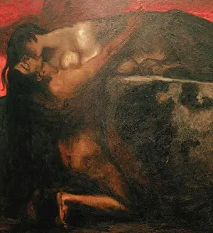 Affectionate Prints: The Kiss of the Sphinx, 1895, Franz von Stuck