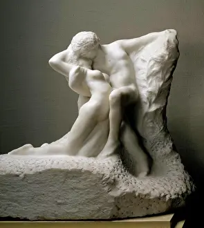 Human Representation Prints: Kissing couple by Auguste Rodin