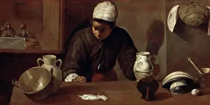 17th Prints: Kitchen Maid with the Supper at Emmaus ca