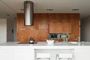 White Color Prints: Kitchen with modular furniture. House Lus, Poznan, Poland. Architect: PL Architekci, 2012