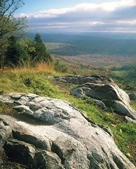 Turning Prints: Kittatinny Mountain Cliff Delaware Water Gap National Recreation Area New Jersey