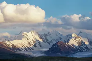 : Kizil-Asker glacier, Kakshaal Too in the Tian Shan mountain range near the Chinese border