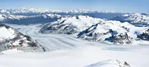 Glacier Prints: Klinaklini Glacier in the Coast Mountains of British Columbia Canada