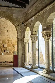 Institution Prints: Kreuzgang der Kathedrale von Huesca Cloister of the Huesca Cathedral