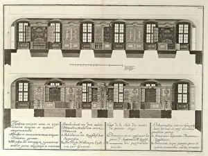 Library Prints: Kunstkammer (From: The building of the Imperial Academy of Sciences) by Wortmann